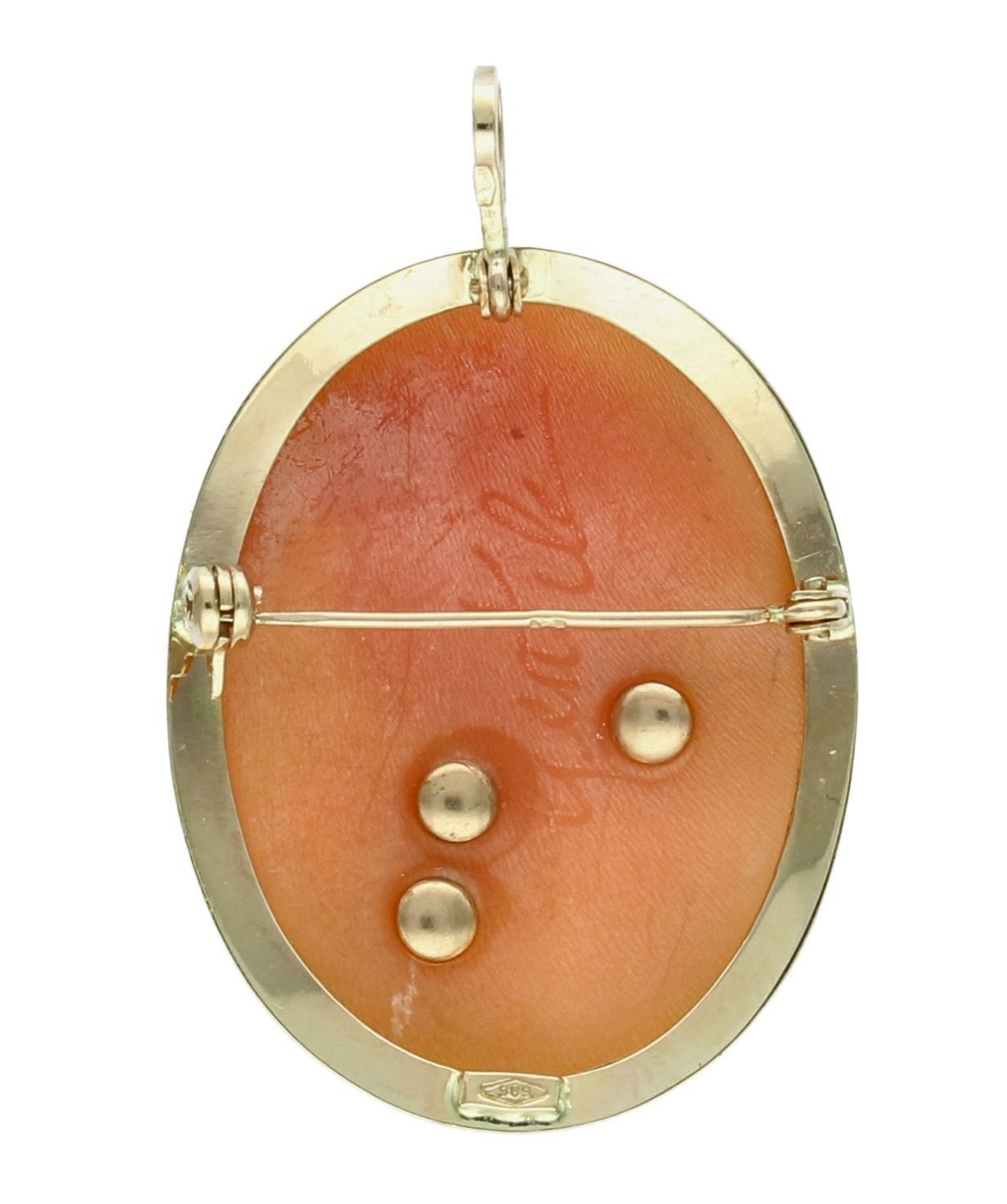 Złota broszka zawieszka 585 broszkowisior Pani Walewska BO 10 585. Złota zawieszka damska. Zawieszka Pani Walewska. Złoty wisior z Kameą. Zawieszka damska złota. Złota zawieszka damska. Broszka złota damska Pani Walewska.  (2).jpg